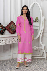 2-Pc Digital Printed Shirt With Qlot Trouser CPM22-85